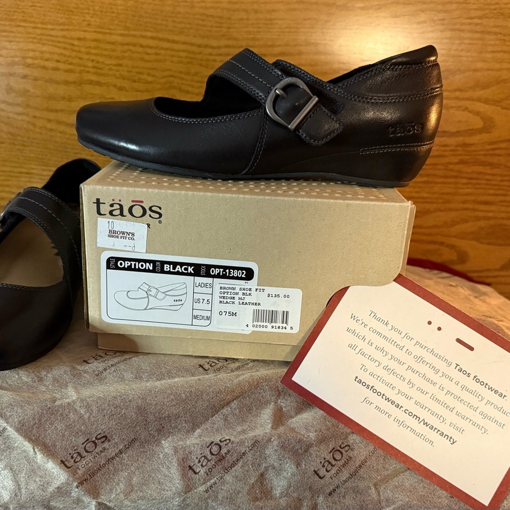 Taos Black Mary Jane Shoes